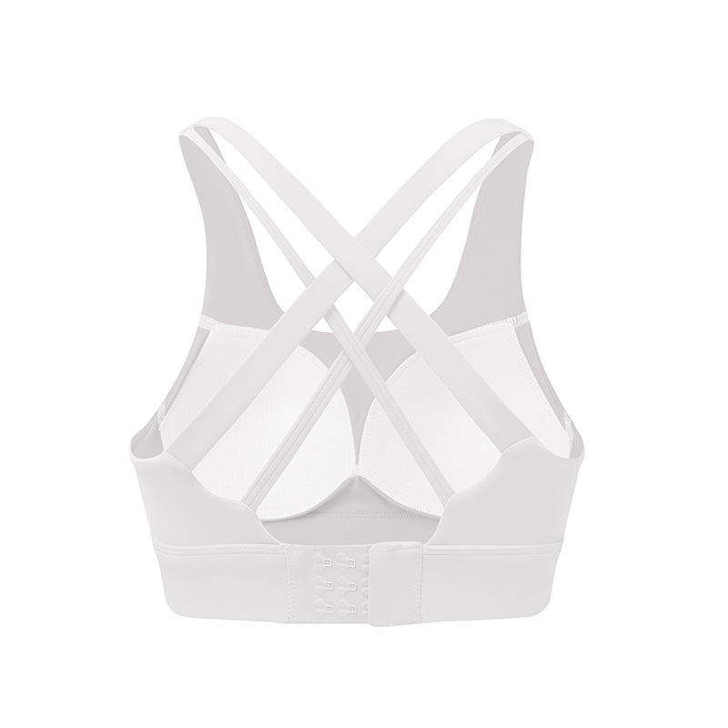 Actualizado desnudo Cruz trasera de una sola pieza fija Copa Sujetador deportivo yoga correr fitness ropa interior deportiva para mujeres image 17