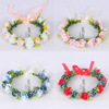 Woven children's hair accessory handmade, Amazon, flowered, wholesale