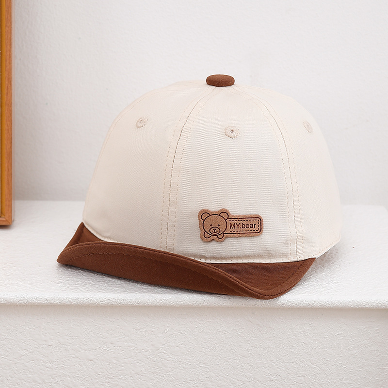 Sombreros para bebés lindos gorras de lengua de goma suave primavera / otoño / invierno gorras de béisbol para bebés varones y niñas sombreros de algodón versátiles