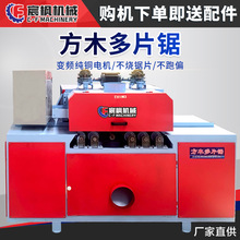 全自动大型方木多片锯木工机械托盘木材处理龙骨开条切片切割锯床