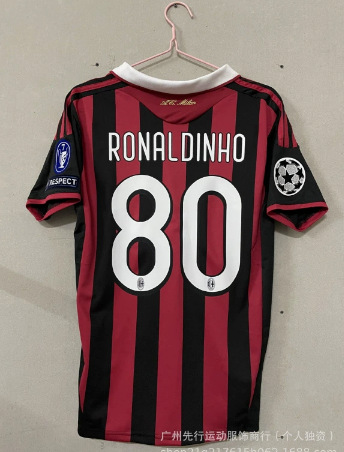 0910ac home jersey #80 + captain's armband / S