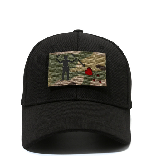 Beard IR Reflective Velcro Armband Luminous Pirate Edward Hat Morale Badge Tactical Bag Badge