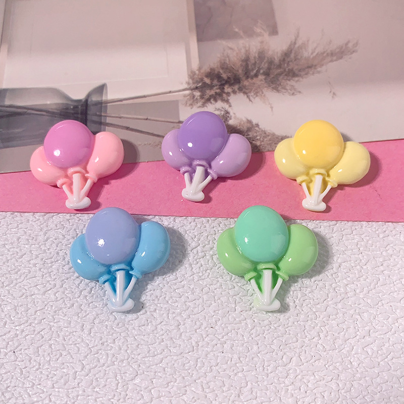 Nueva serie Macron globo diy accesorios de resina crema pegamento clip para el cabello accesorios para el cabello caso de teléfono móvil material de llavero