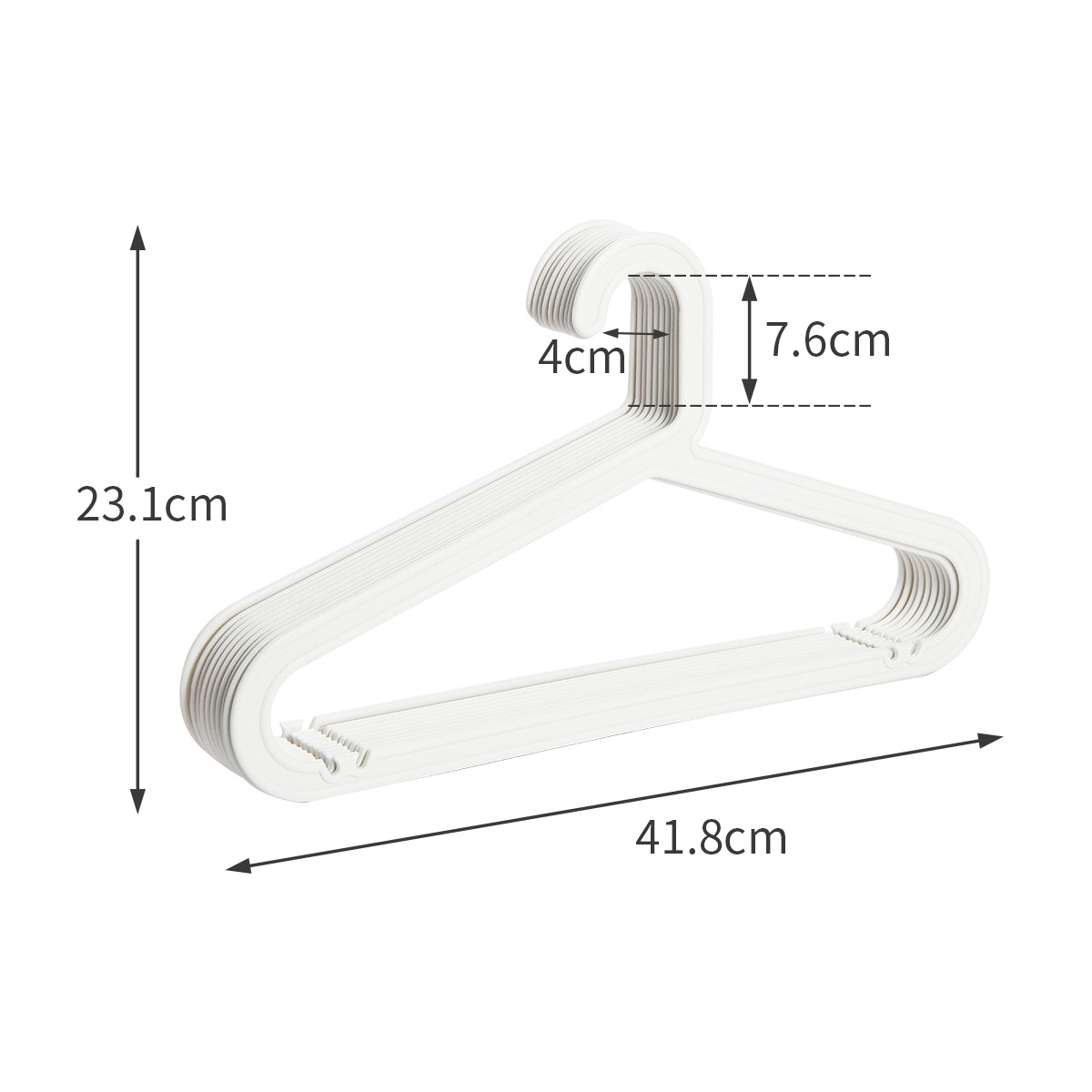 Ou runzhe antideslizante percha de ropa sin costuras al por mayor mojado y seco dormitorio armario ropa percha ropa soporte 10 piezas