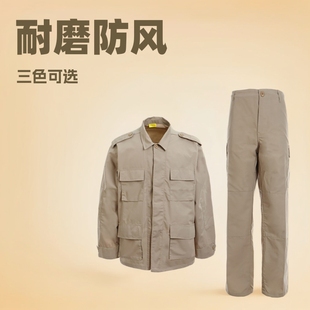 Wholesale American Bdu Camouflage Suit Men's Wear-Resistant Outdoor Long-Sleeved Military Fan Acu Tactical Training Suit Genuine Military Uniform