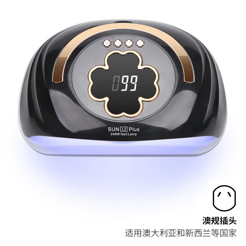 Nueva lámpara de uñas mano salón de uñas lámpara de uñas especial 248W lámpara de fototerapia de uñas de secado rápido de alta potencia transfronteriza