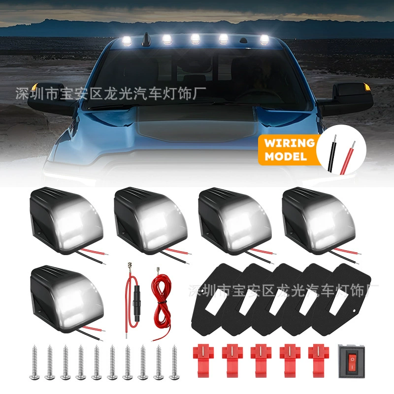 Применимый пикап крысиный свет Cab Marker Roof 12LED Light F150 Dodge RAM автомобиль