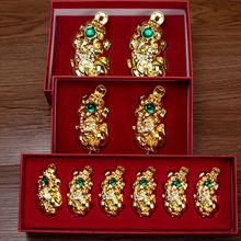 金属工艺品貔貅摆件开业礼品居家摆件含钱貔貅招财摆件貔貅礼盒