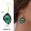 EE0024 resin peacock feather model