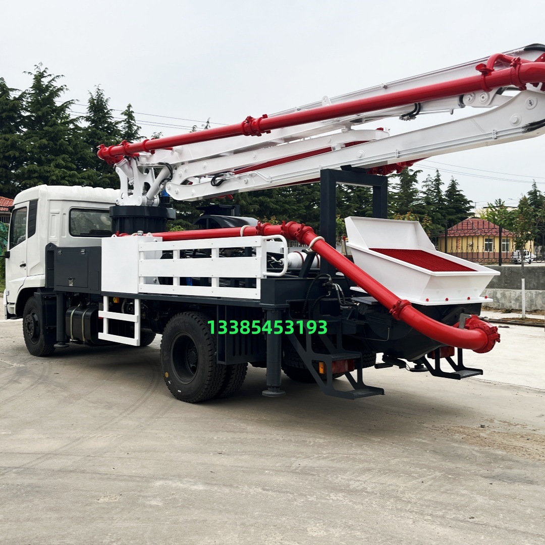 出口臂架泵车 小型泵车 18m/29m/33m concrete boom pump truck