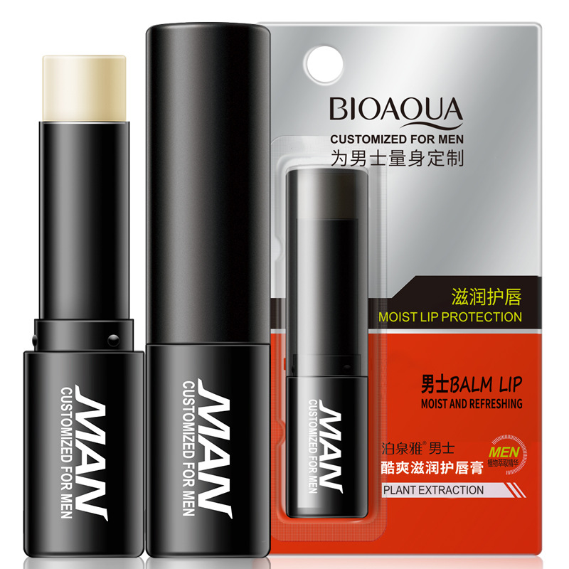 Bálsamo Labial Fanzhen para Hombre, Hidratante, Cuidado Labial, No Grasoso, Anti-agrietamiento, Bálsamo Labial para Labios Secos, Venta al por Mayor