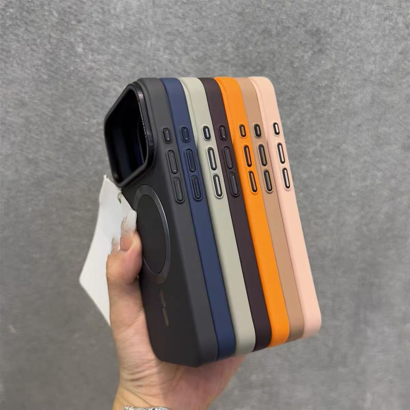 新款iPhone17手机壳适用苹果17promax肤感磨砂硬壳磁吸16高级感男|undefined