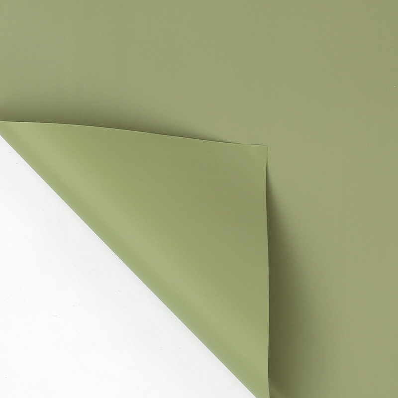 Papel de color sólido estilo coreano papel de regalo de flores macaron monocromo Ouya papel ramo de rosas papel de regalo de flores tienda de flores florales