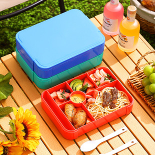 Edible Lunch Box, Microwaveable Lunch Box, Household Student Sealed Lunch Box, Tableware, Spoon, Crisper