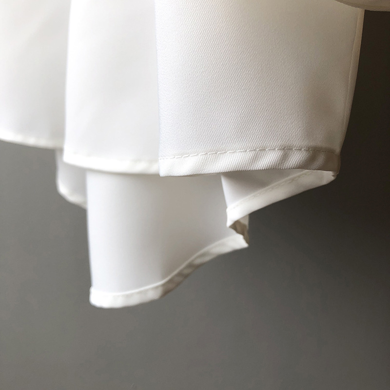 Women's Blouse Long Sleeved Solid Colour Lapel Shirt Elegant_voghion.com