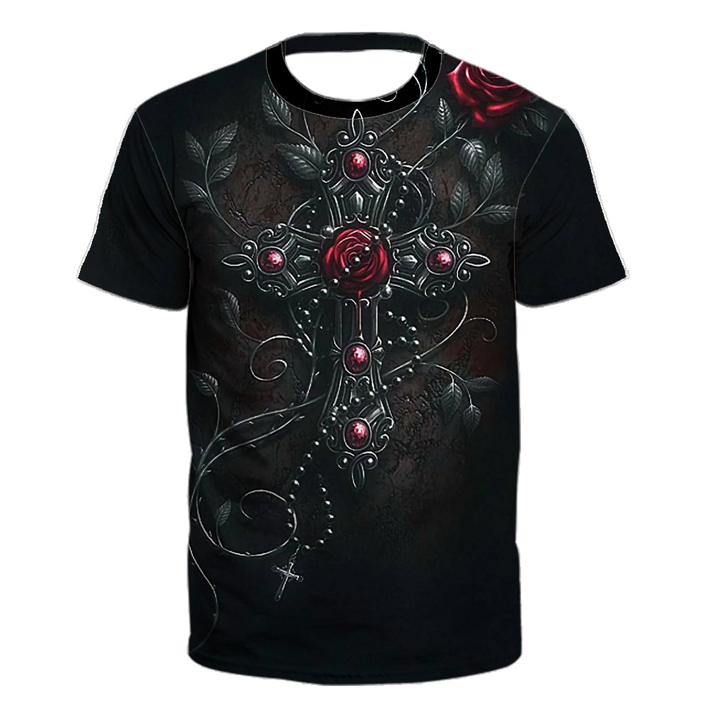Fashion 3D Printed Short Sleeve T-Shirt