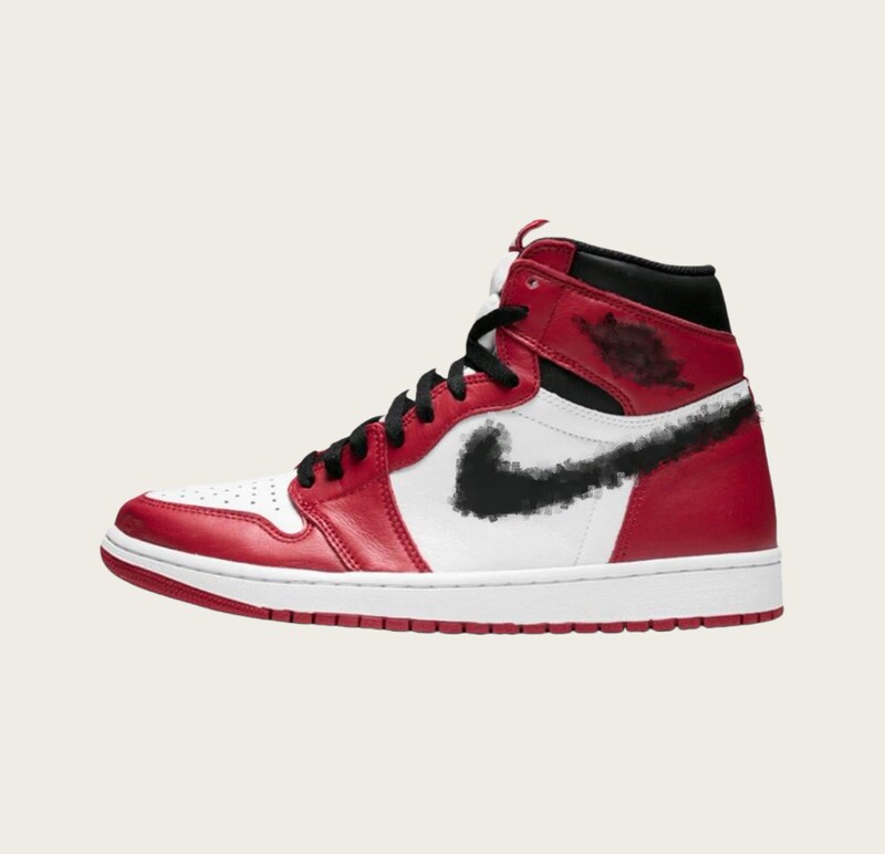 莆田靴クロスボーダー新AJ1ハイトップ外国貿易黒と赤のモカスモークグレー共同ブランドスポーツとレジャーシューズ男性と女性用|undefined