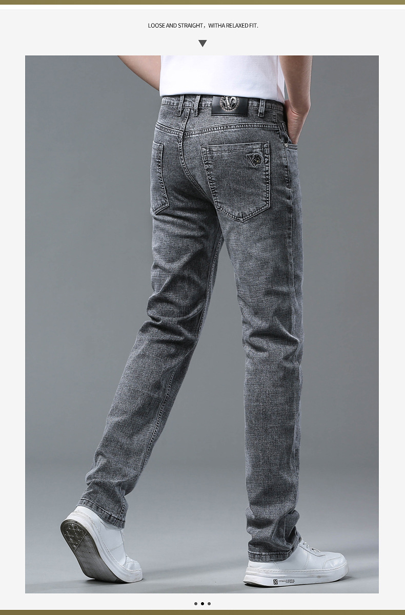 Herren Jeans Mit Geradem Schnitt Für Einen Legeren Look_voghion.com