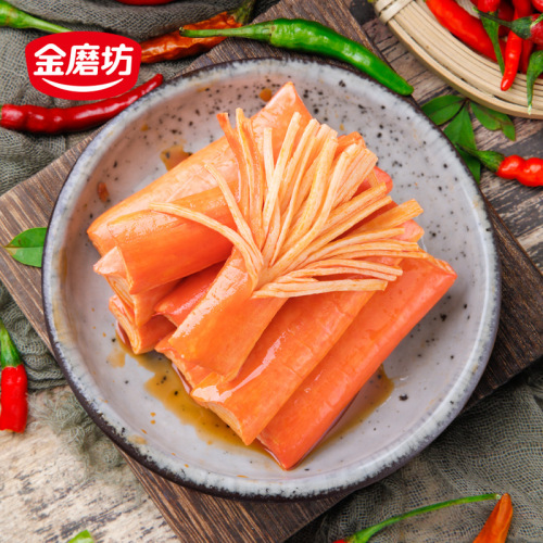 Jin Mo Fang 14g hand-shred crab sticks hand-shred crab sticks childhood flavor multi-flavor whole box 20*14G party office
