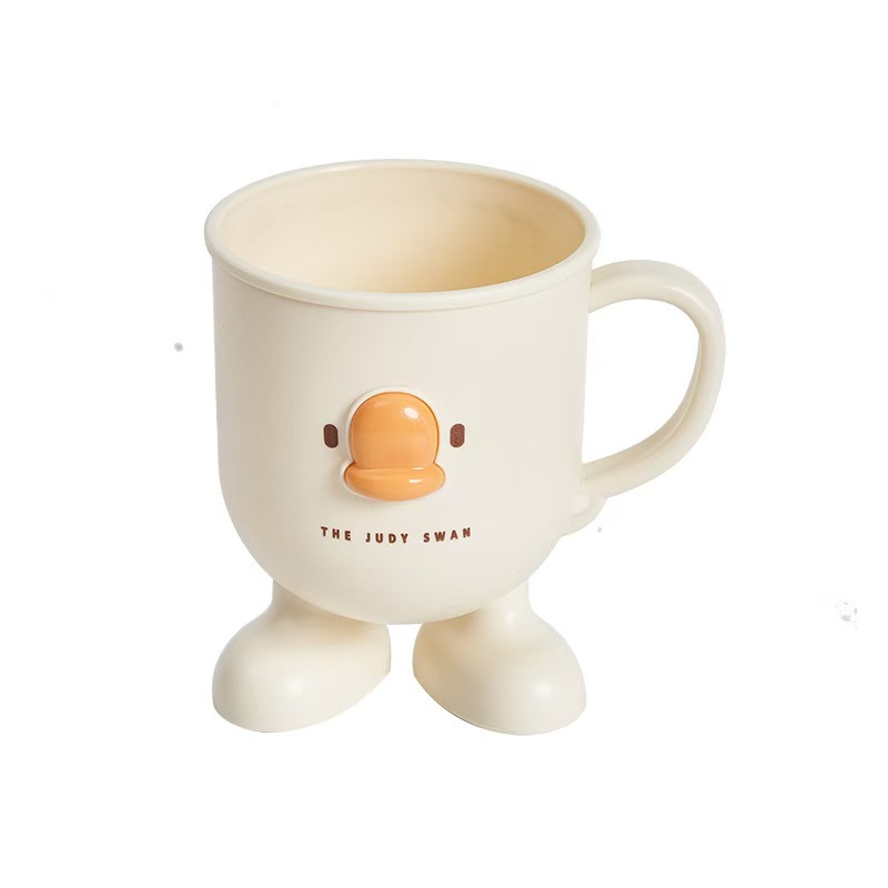 Cute Childrens Cartoon Toothbrush Cup With Handle For Home_voghion.com