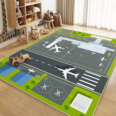 Avtomobil döşəmə paspasları — Children's Floor Mats - track-07-80120cm-crystal-velvet