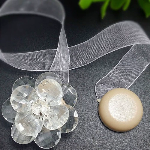 Фабрика прямые Аксессуары для штор магнитная пряжка для штор магнитный ремешок для штор цветок Южная Корея зажим для штор