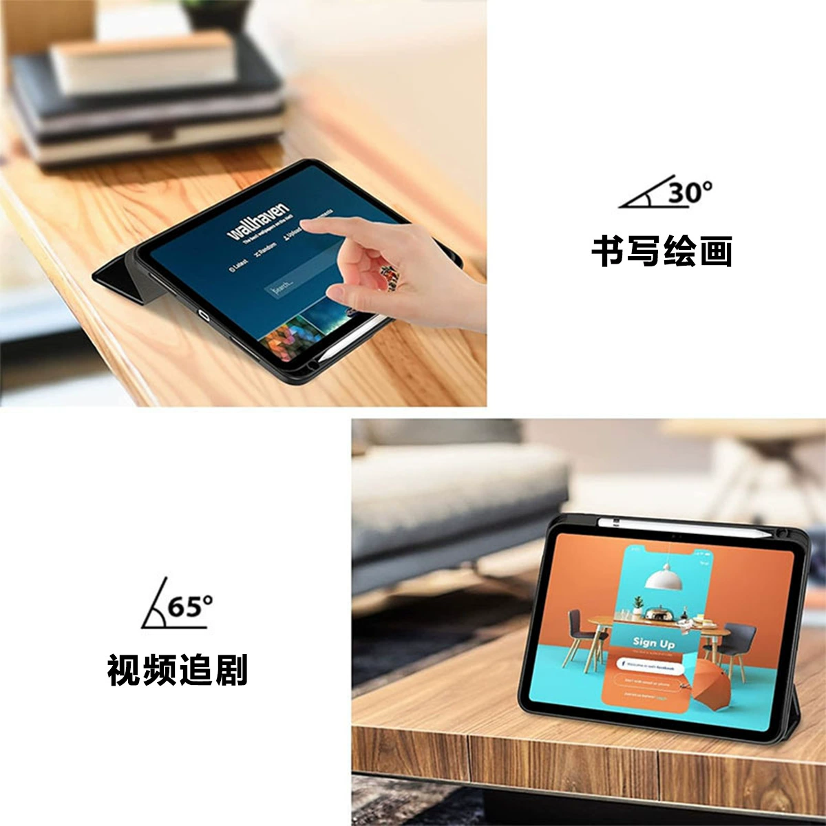 Чехол для планшета iPad 10-го поколения, защитный чехол для планшета iPad с отделением под стиль, скидка 30%