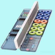 漂盒三层多功能浮漂盒大容量钓鱼子线盒主线鱼漂盒套装可批发代发