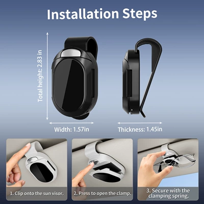 Car Glasses Clip/Bill Clip: Clip Car Multi-Functional Stainless