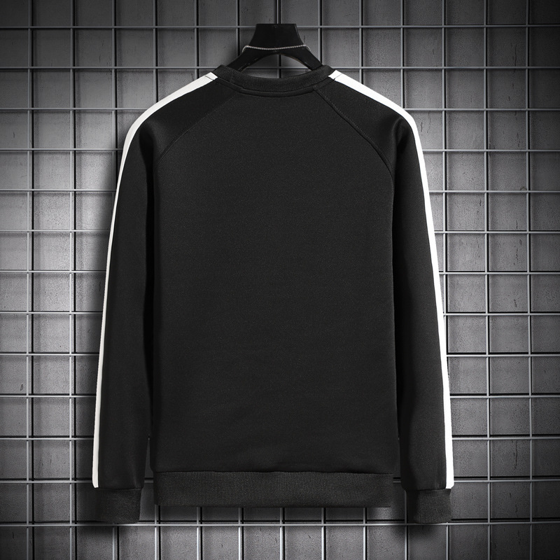 2022 nueva primavera de manga larga chaqueta de hombre versión en blanco personalizada LOGO cuello redondo ropa de trabajo para hombres y mujeres