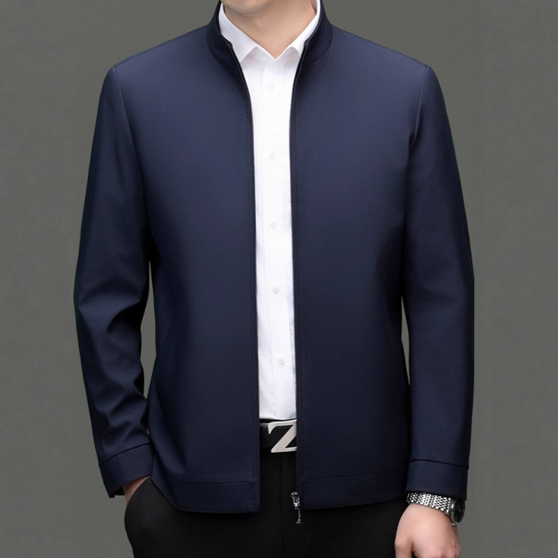 American Authentic Tommy Tommy Executive Jacket Stand Collar Business High-End Jacket Men's Spring and Autum New Autum Hot Style