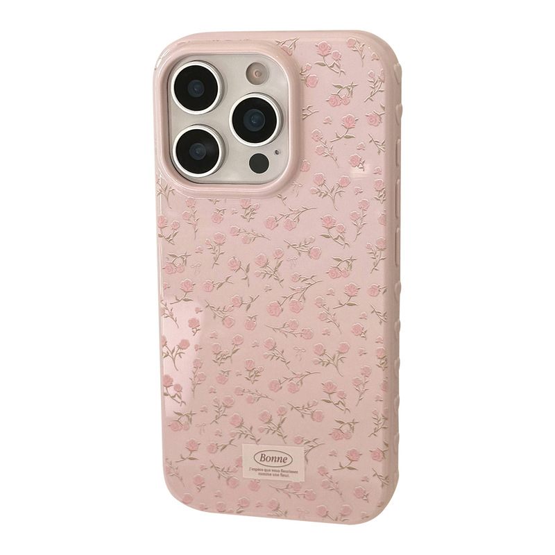 玫瑰花苹果16手机壳iphone17适用12代发15promax全包13小清新气质|undefined