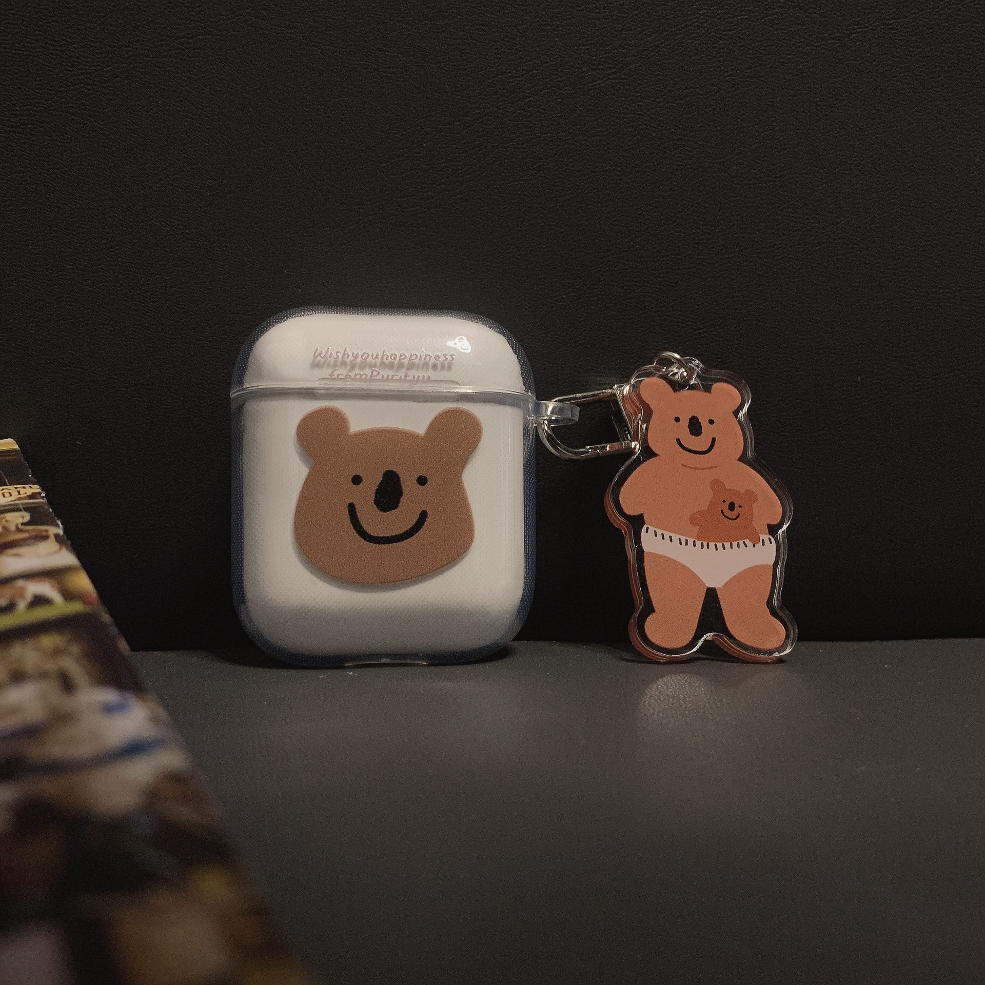 De dibujos animados airpods1/2 Generación funda protectora para Apple 3 Generación de auriculares caso PRO 2 transparente de silicona suave resistente a la caída de adornos