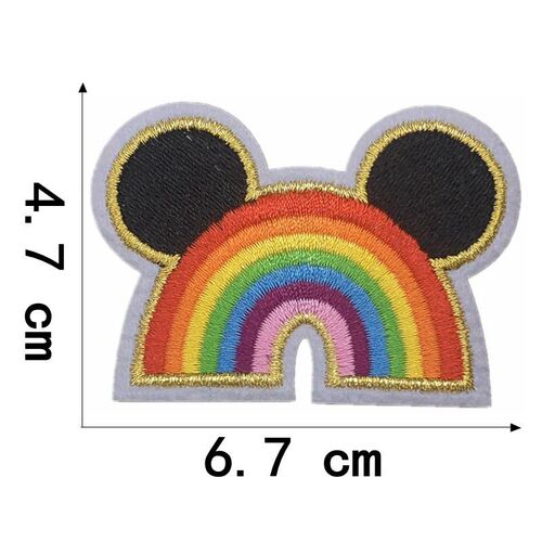 Lianxing's new cartoon Mickey head computer embroidery embroidery cloth stickers clothing decoration accessories patch stickers with adhesive backing