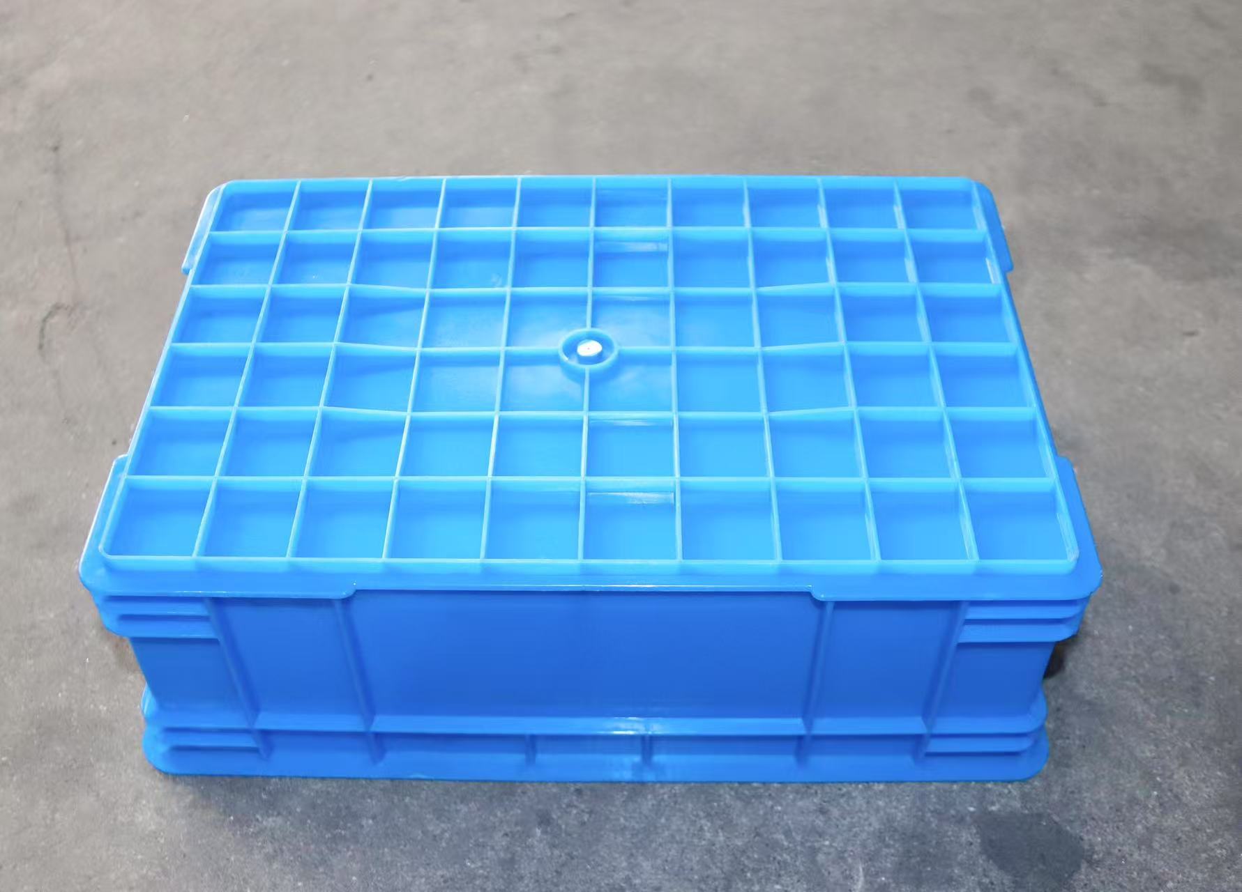Caja de plástico grueso caja logística rectangular con cubierta caja caja marco giratorio fábrica caja de plástico historia de fuerza personalizada al por mayor image 56