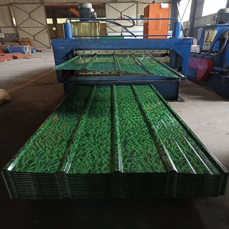 热销小草绿色彩钢瓦 施工建筑小草彩钢瓦 彩钢板 量大从优
