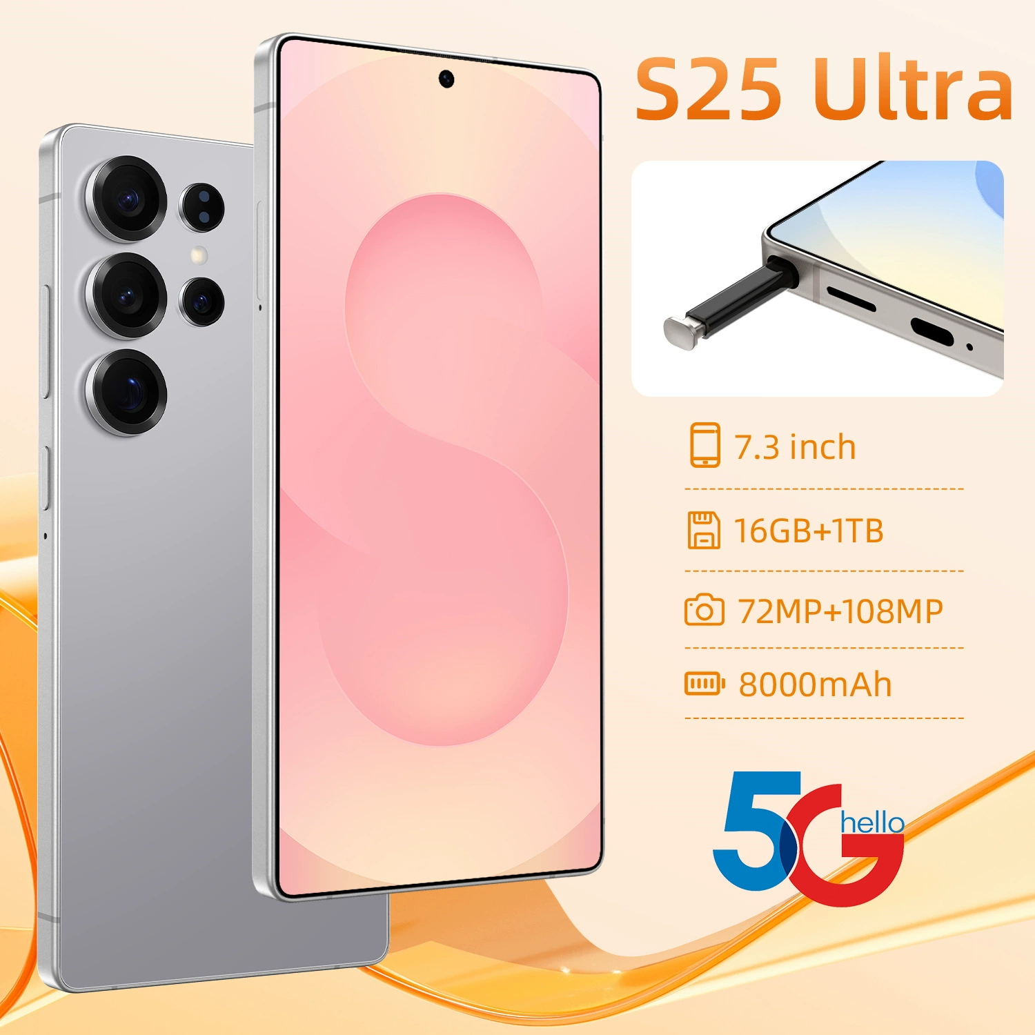 Смартфон S25 Ultra, новый запечатанный 16 ГБ+1 ТБ, с завода, оптовая цена, возможна доставка от имени покупателя