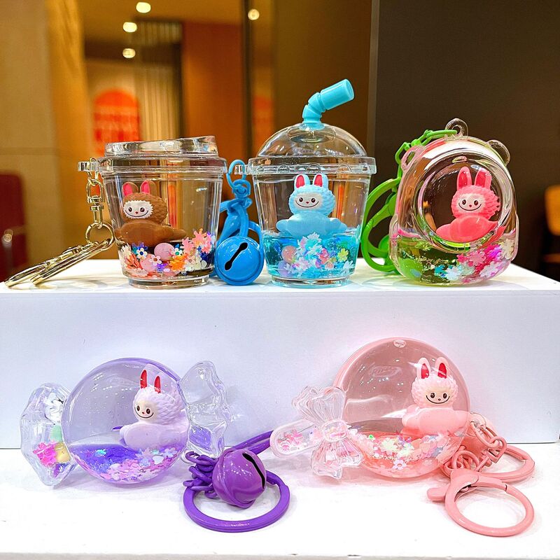 New Product Oil Candy Floating Cartoon Rabbit Keychain Quicksand Pendant Cute Bag Pendant Car Pendant New Product Oil Candy Floating Cartoon Rabbit Keychain Quicksand Pendant Cute Bag Pendant Car Pendant