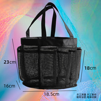 Giỏ Tắm Lưới treo phòng tắm Túi đựng đồ vệ sinh du lịch có thể gập lại xách tay Túi đựng đồ