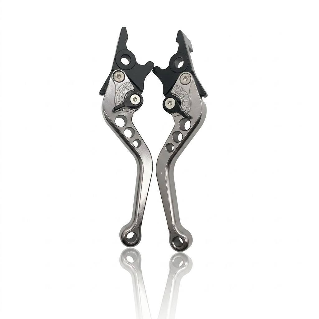 Maneta de Freno para Motocicleta de Aleación de Aluminio CNC Ajustable para Motocicletas y Vehículos Eléctricos