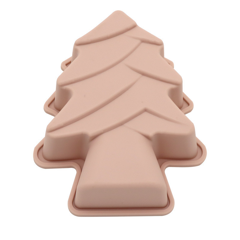 メーカー直販食品級シリコンケーキモールド6連クリスマスツリー雪だるまプレゼント祝日類DIY焙煎金型|undefined