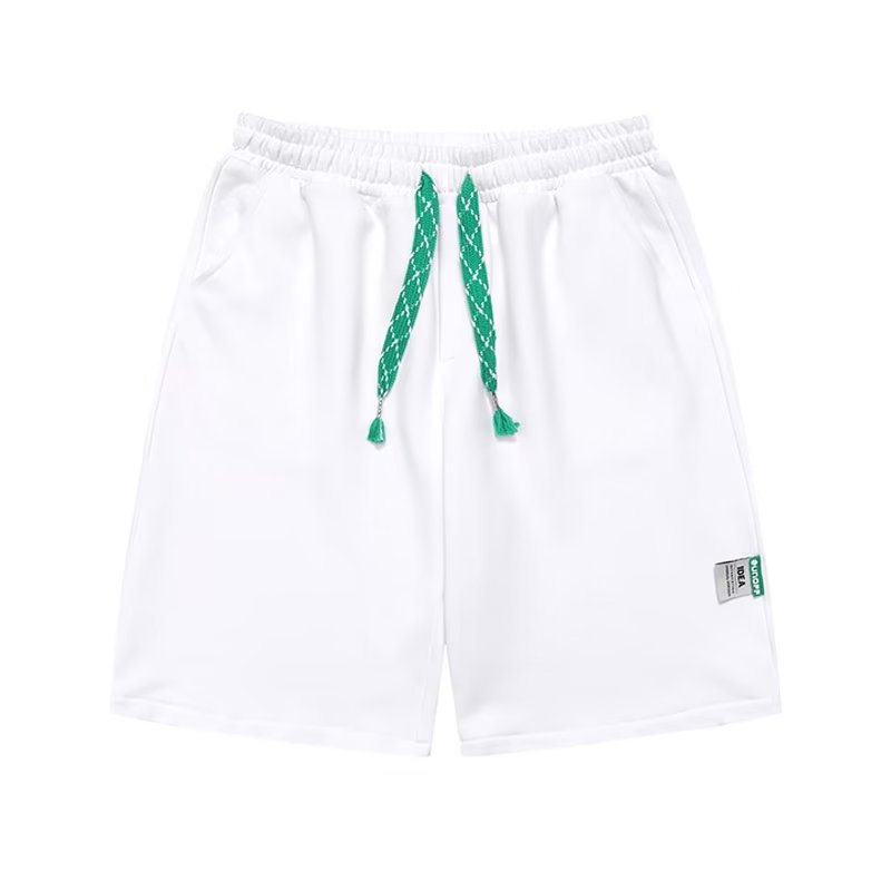 Pantalones cortos deportivos para hombres y mujeres de verano 2022 nuevos pantalones de longitud media estilo coreano negro pantalones cortos de pierna ancha rectos sueltos Casuales