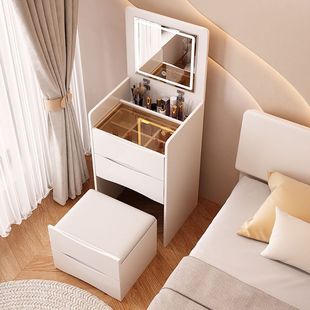 Dressing Table Cream Style Modern Simple Multifunctional Flip-top Bucket Cabinet Cream Ultra-small Internet Celebrity Storage Cabinet Makeup Table