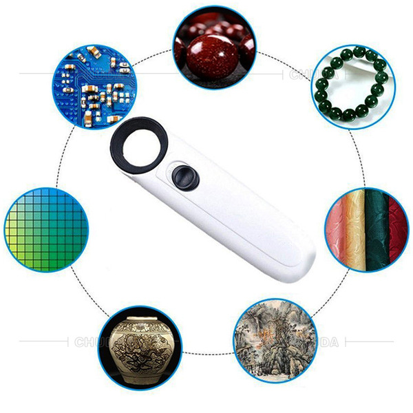 Handheld magnifying glass