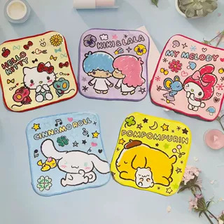 15*15 Cartoon Girl Small Towel Cotton Small Square Towel Gemini Meile Kt Cat Cute Japanese Anime Small Hand Towel 15*15 Cartoon Girl Small Towel Cotton Small Square Towel Gemini Meile Kt Cat Cute Japanese Anime Small Hand Towel