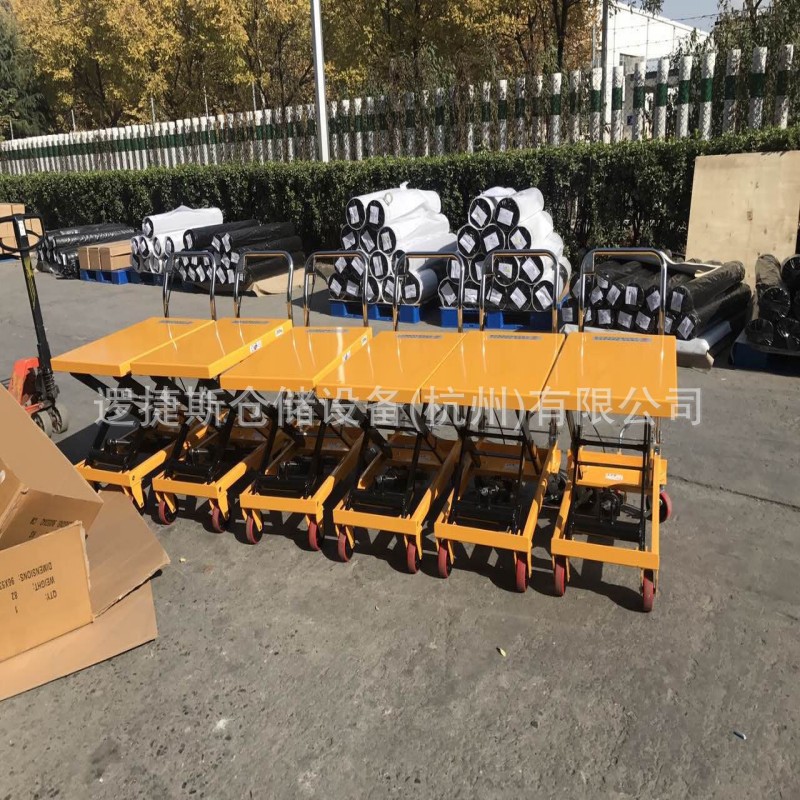 手动液压平台车模具手动液压平台升降手推车移动式升高车装卸车