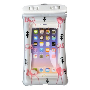 New inflatable airbag mobile phone waterproof bag cartoon smart phone waterproof bag drifting transparent mobile phone waterproof bag