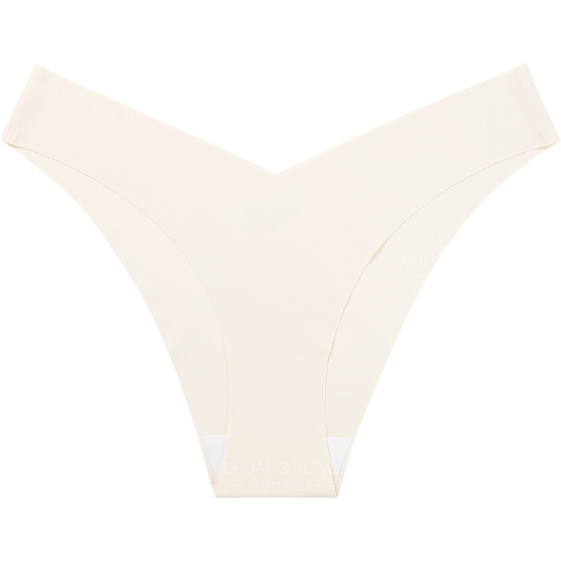 Ropa interior sin costuras de seda de hielo europea y americana cintura baja de las mujeres más calzoncillos entrepierna de algodón transpirable Levantamiento de cadera ropa interior deportiva para niñas