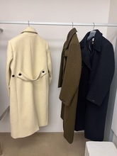 【售空勿拍】韩国东大门 London flat冬季新款翻领羊驼毛长款大衣