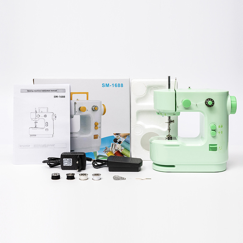 Máquina de coser pequeña para hogar, portátil y multifuncional, mini máquina de coser Tengxing, venta al por mayor de fábrica